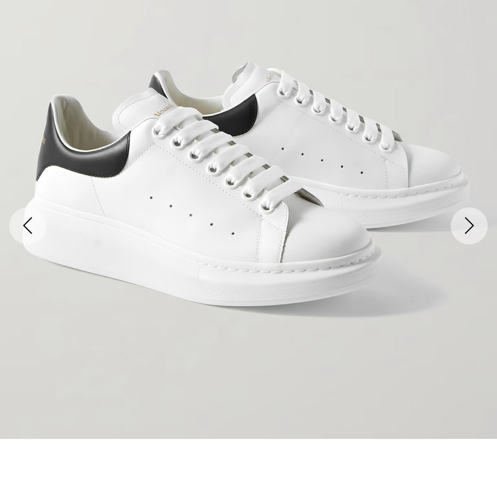 White and Black Men's Alexander McQueen exaggerated sole